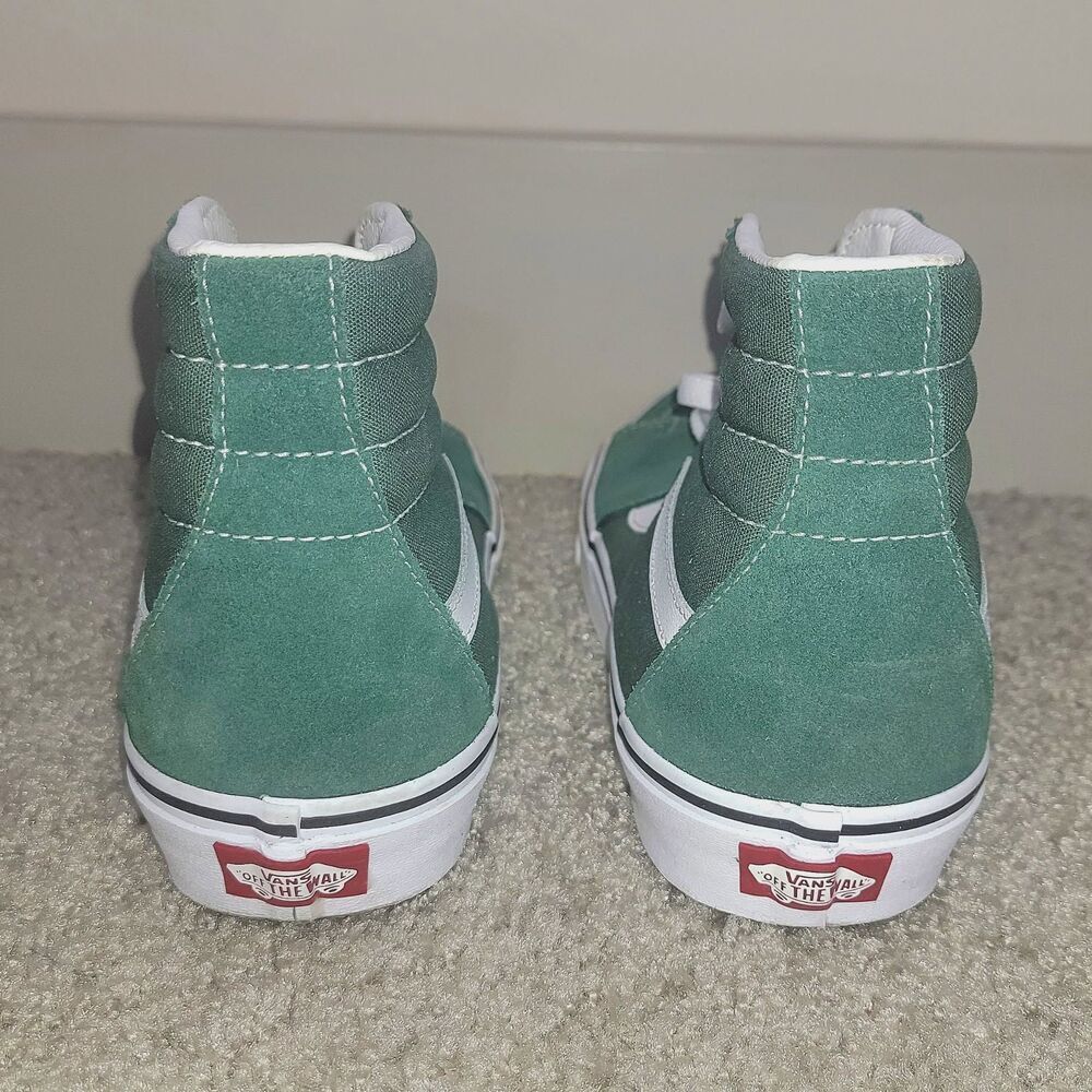 VANS SK8-Hi Green - Size 9.5 - Picture 3 of 5